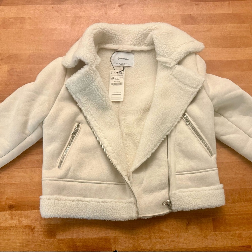 Stradivarius NWT Faux Fur Coat